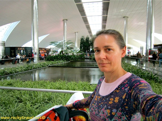 Michela at Dubai Airport MichelaDubaiAirport